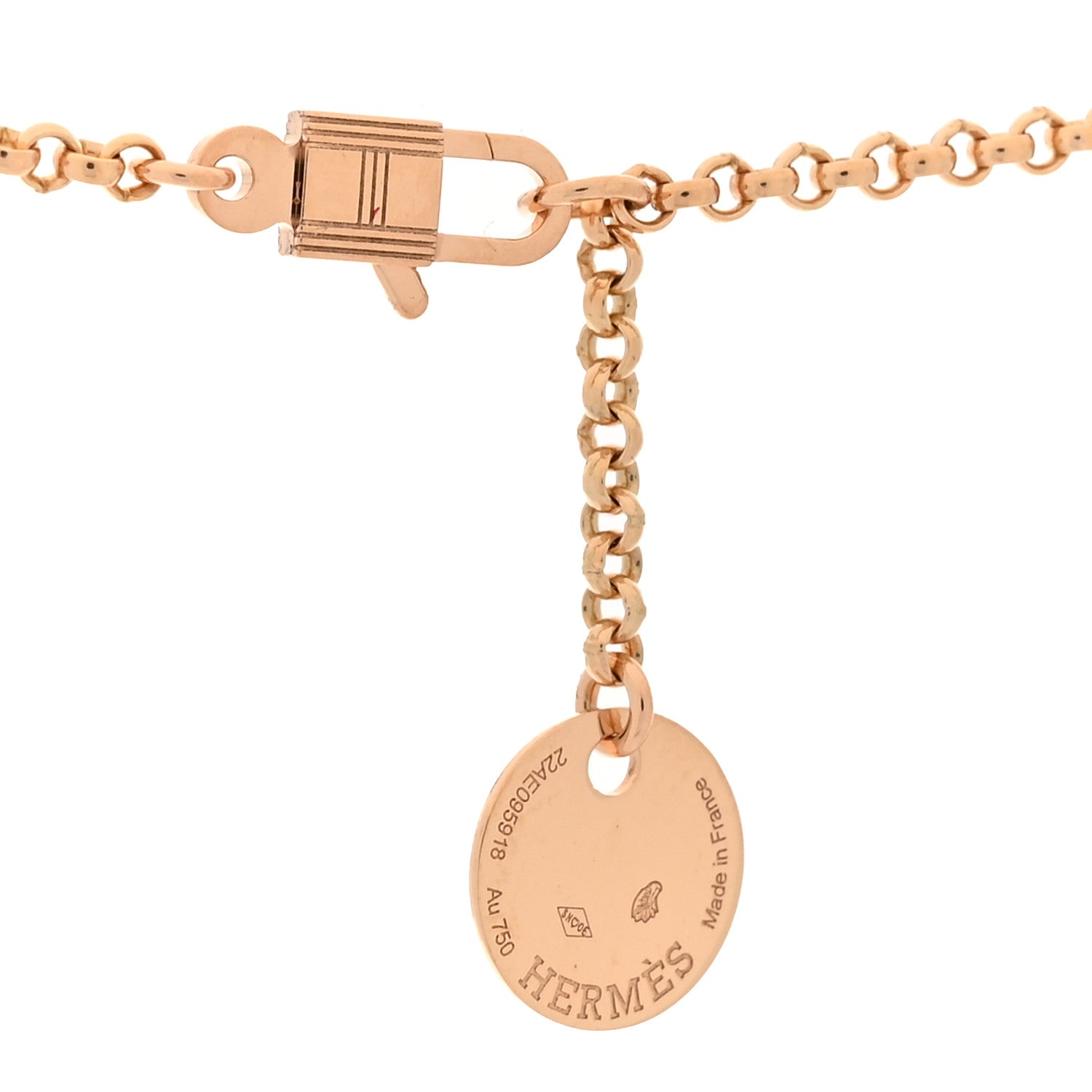 18K Rose Gold PM Kelly Clochette Necklace