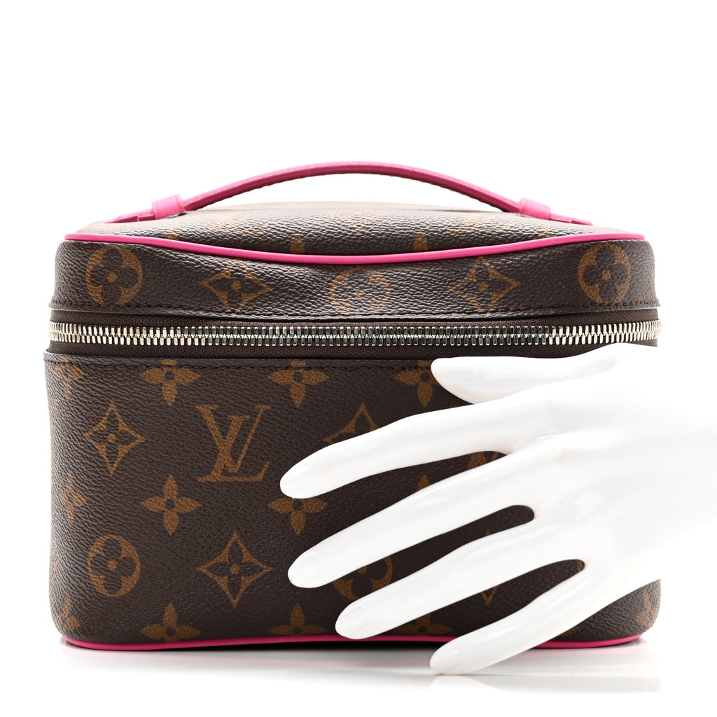 Monogram Macassar Nice Mini Fuchsia