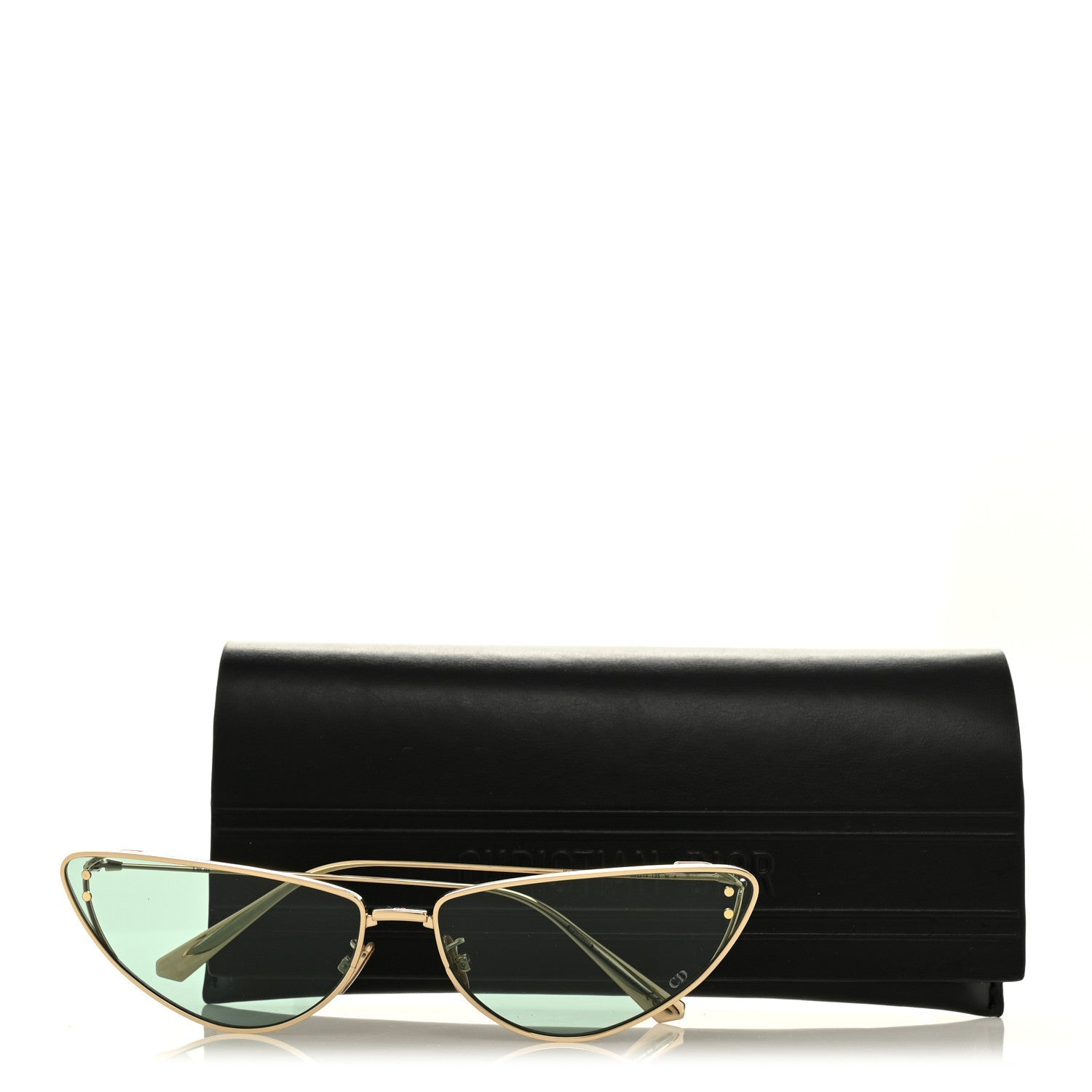 Metal MissDior B1U Butterfly Sunglasses Gold