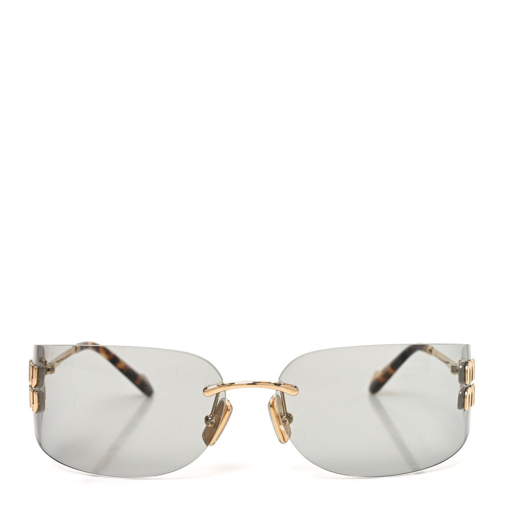 Metal Aube Sunglasses SMUA51 Gold Light Grey