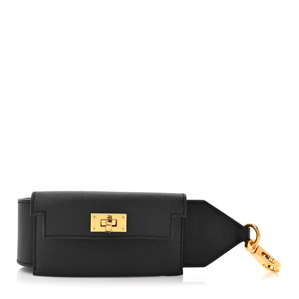 Swift Epsom Pocket Kelly Shoulder Strap Black