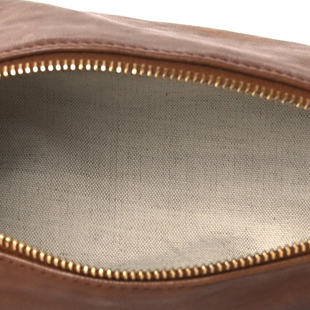 Nappa Aviator Mini Pouch Rovere