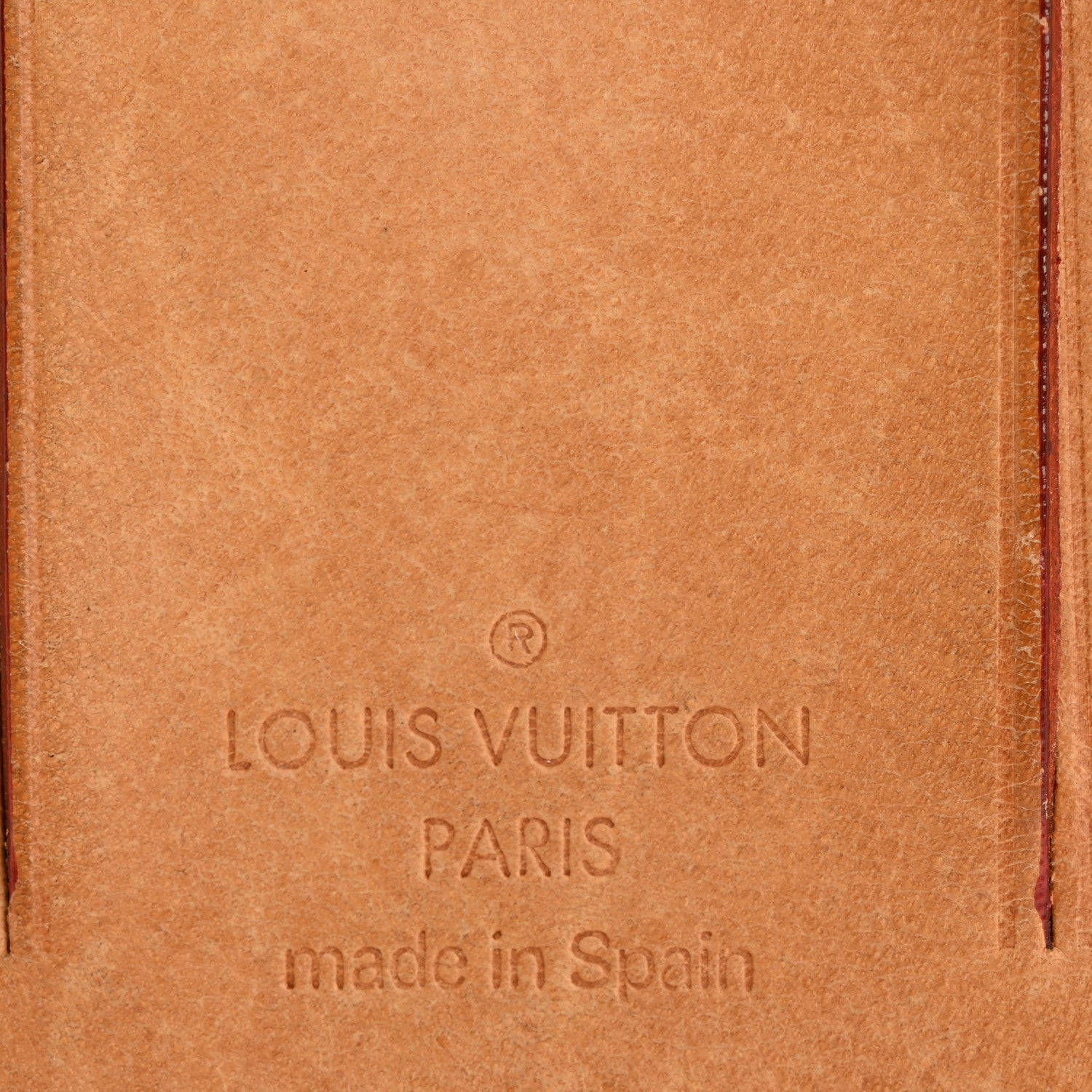 Vachetta Luggage Tag
