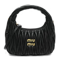 Nappa Matelasse Small Wander Hobo Black