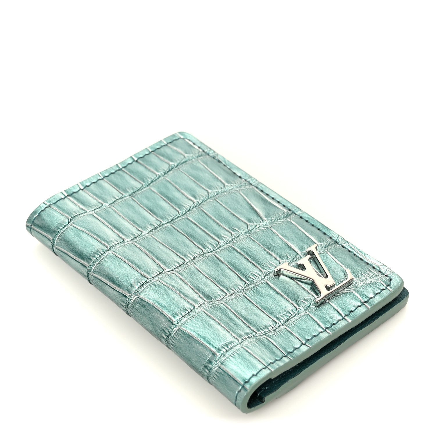 Crocodile Pocket Organizer Bleu Pool