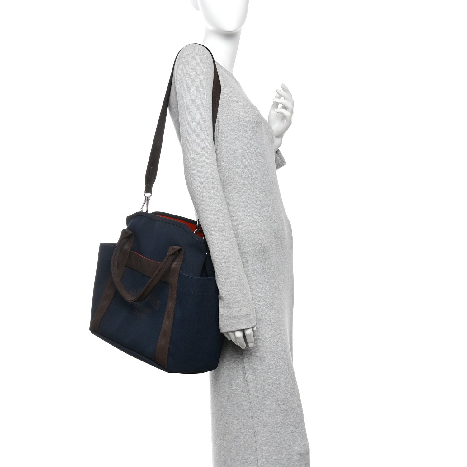 Canvas The Grooming Bag Bleu Navy Feu