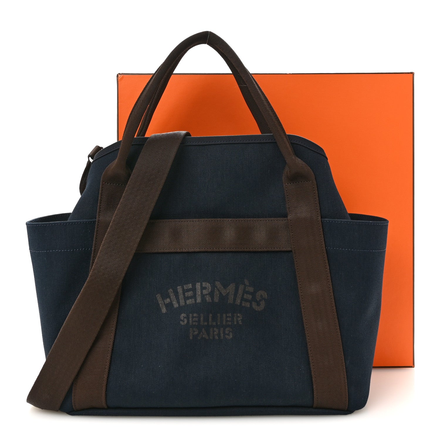 Canvas The Grooming Bag Bleu Navy Feu