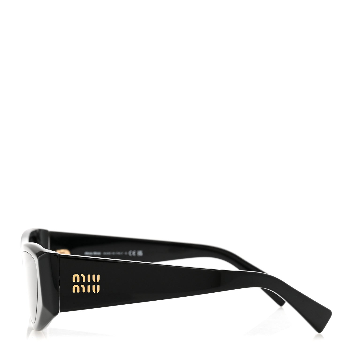 Acetate Cat Eye Sunglasses SMU 06Y Black Ardesia