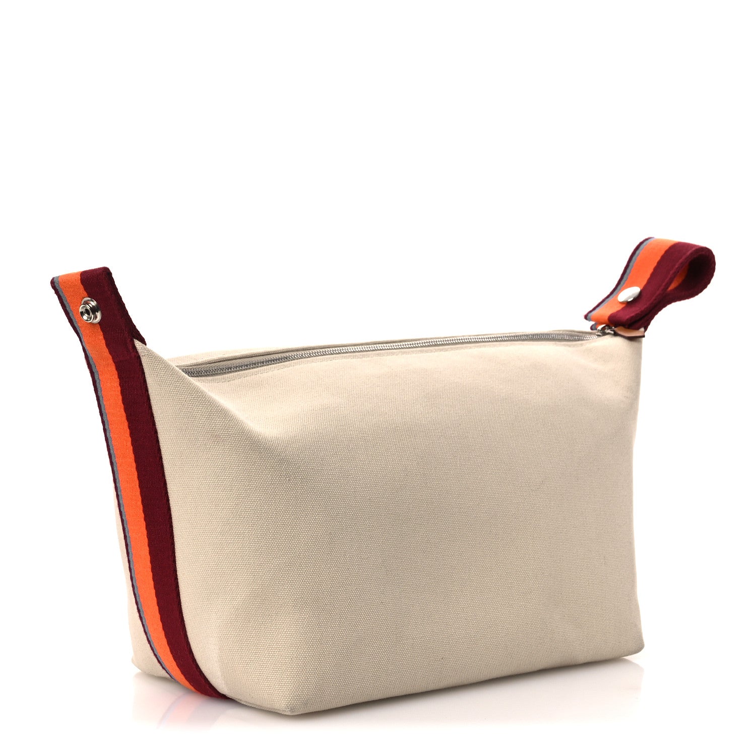 Cotton Canvas H Pavillon Large Bride-A-Brac Pouch Naturel