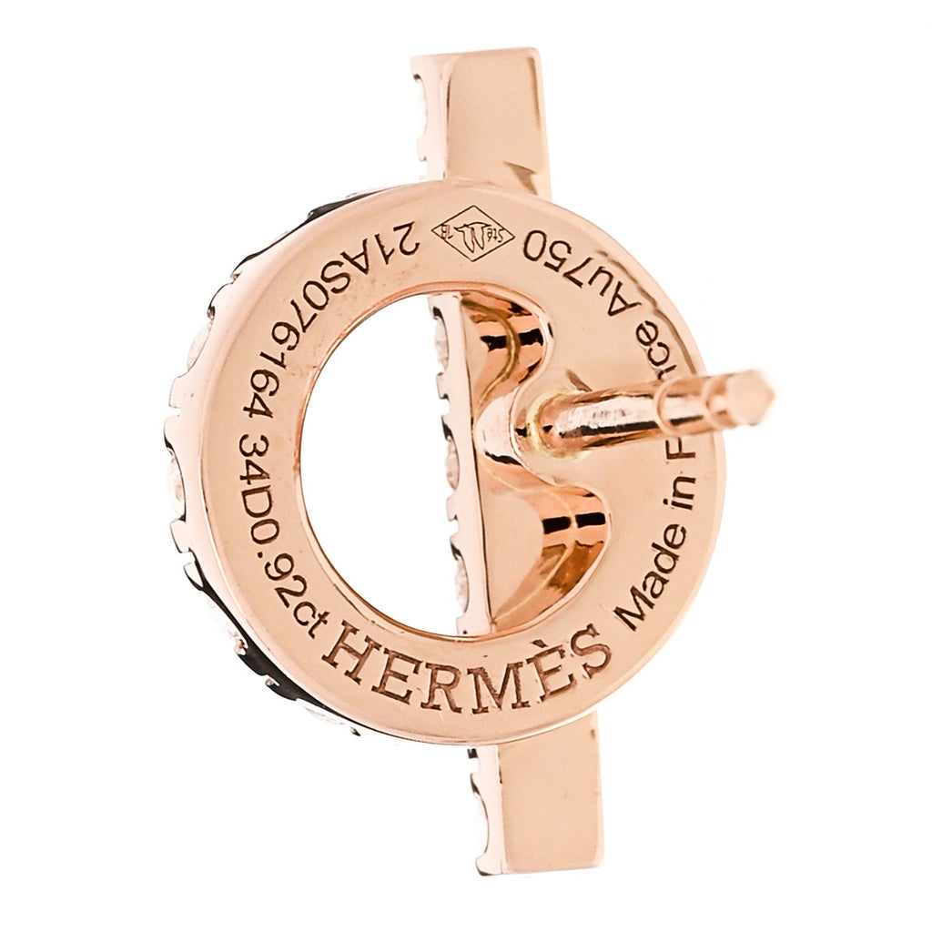 18K Rose Gold Diamond Finesse Earrings