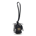 Calfskin Trick Bag Charm Black