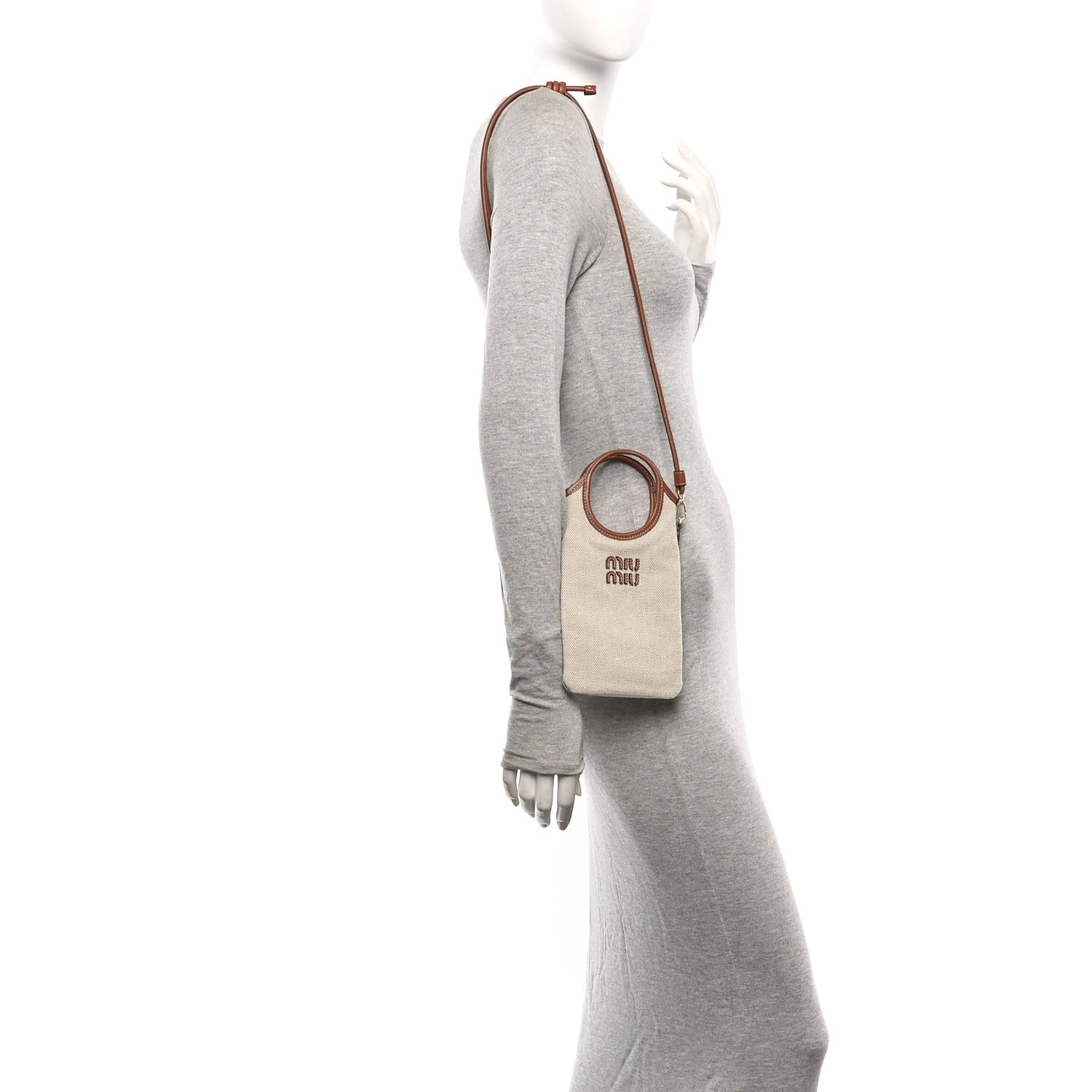 Canvas Ivy Smartphone Case Beige Brandy