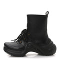 Mat Rubber Monogram LV Archlight Sneaker Boots 38 Black