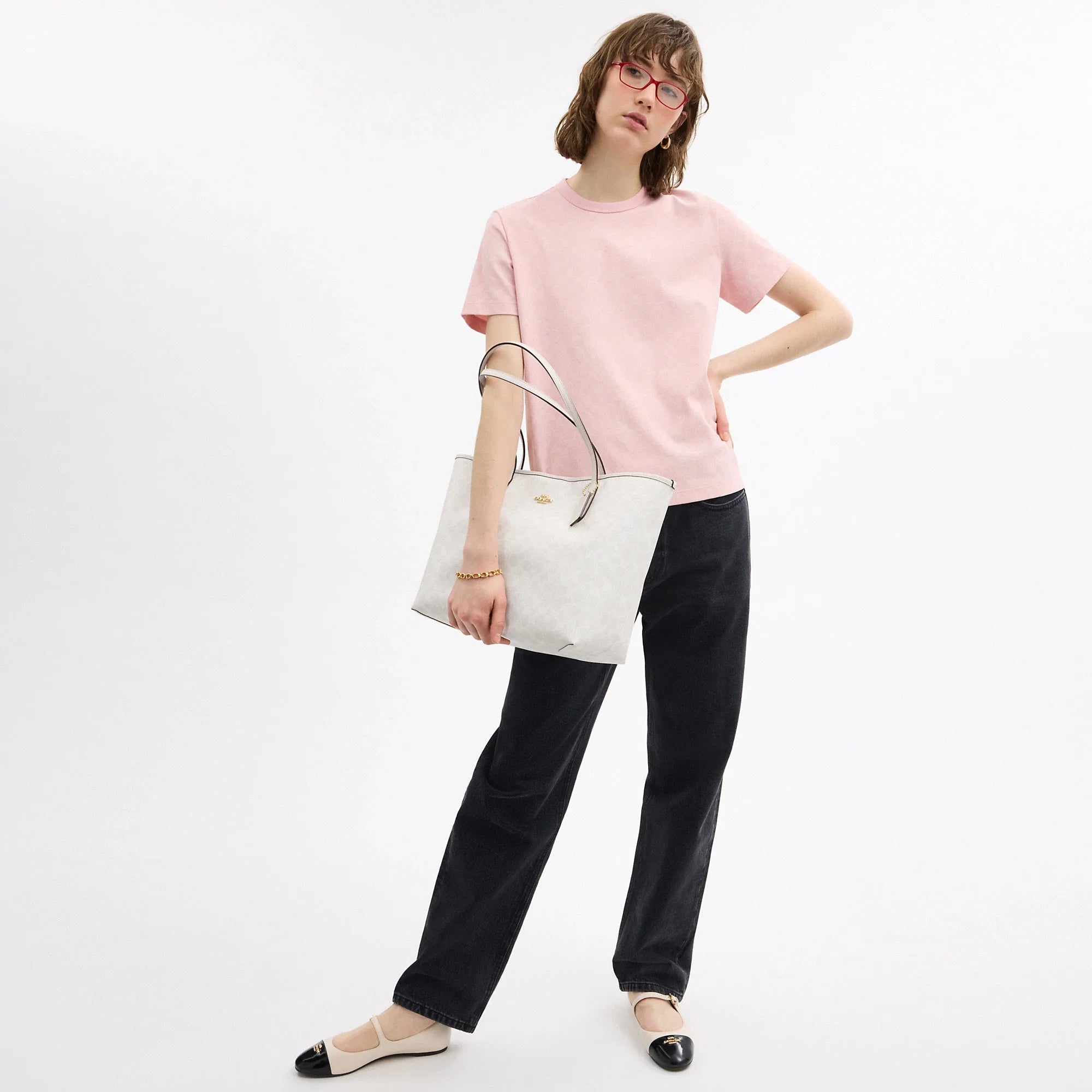 Coach Outlet City Tote Bag In Signature Canvas