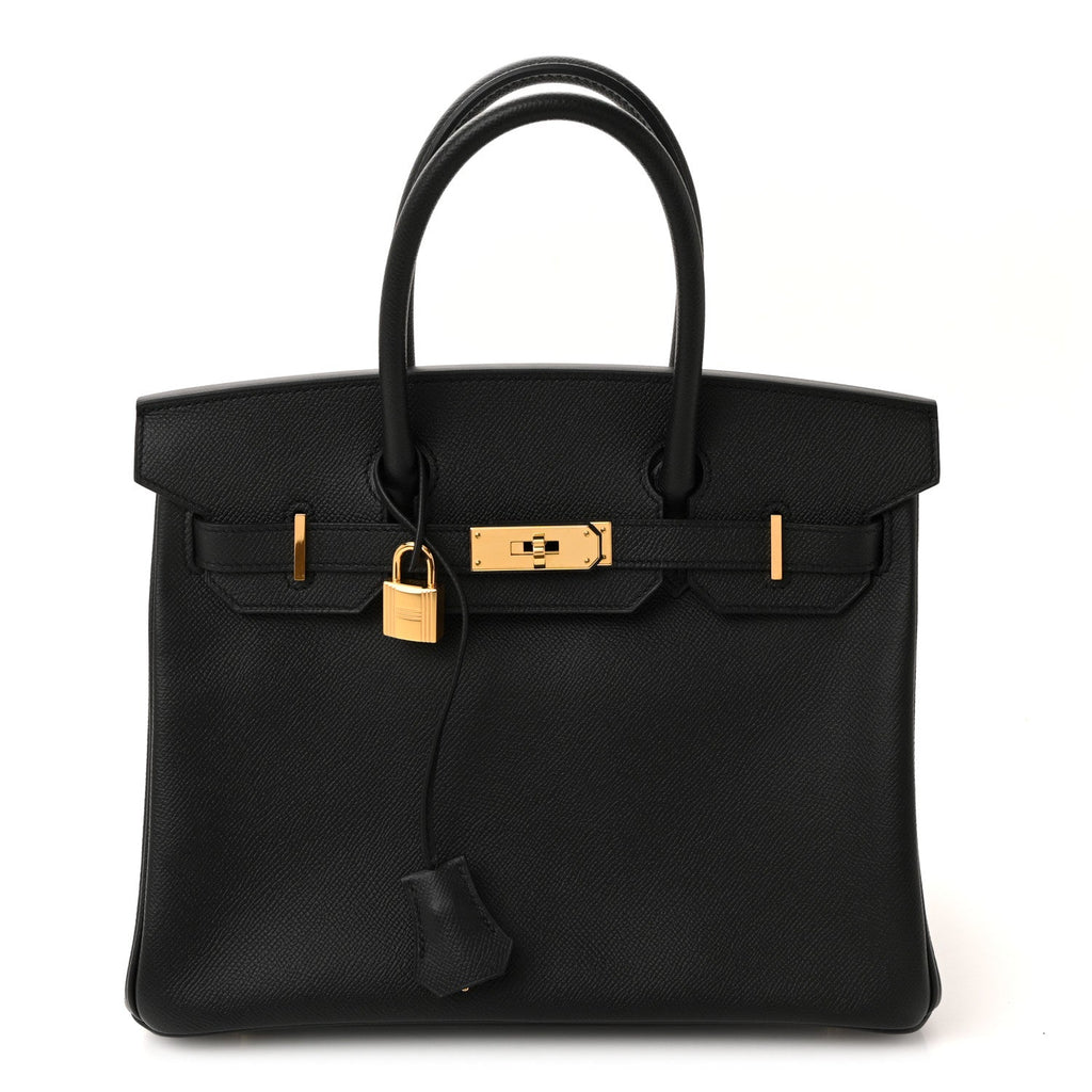 Epsom Birkin 30 Black