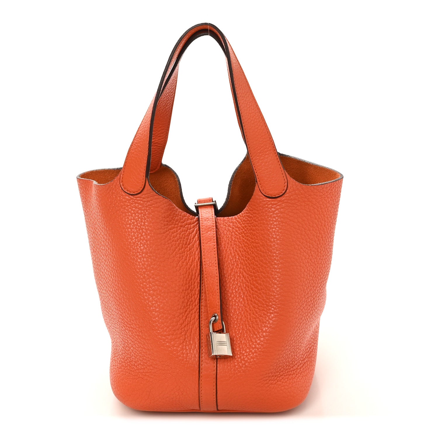 Taurillon Clemence Picotin Lock 22 MM Orange