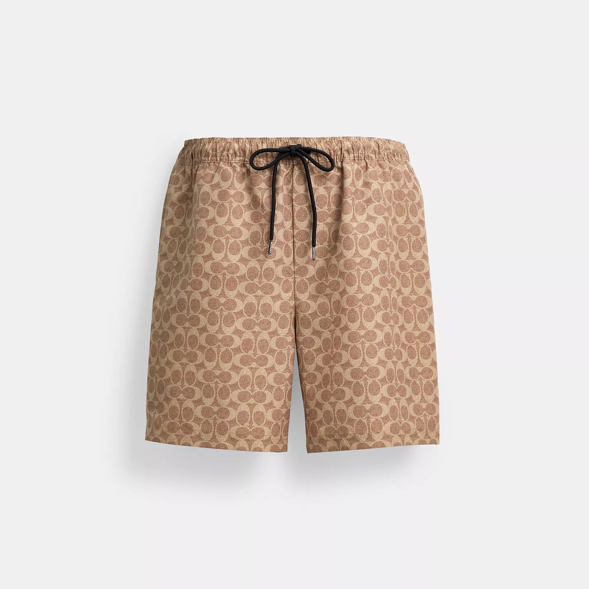 Coach Outlet Signature Swim Trunks In Recycled Polyester