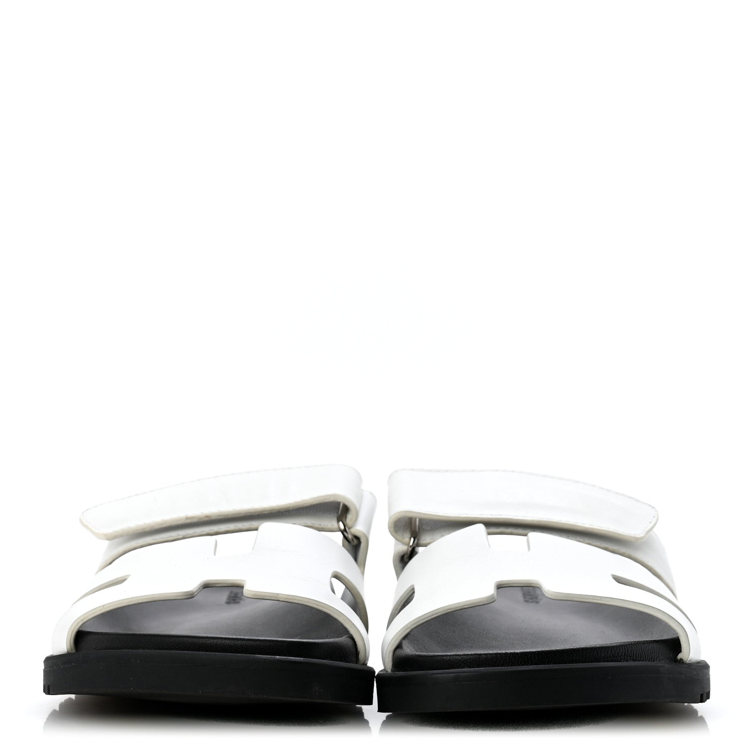 Calfskin Womens Chypre Sandals 36 White