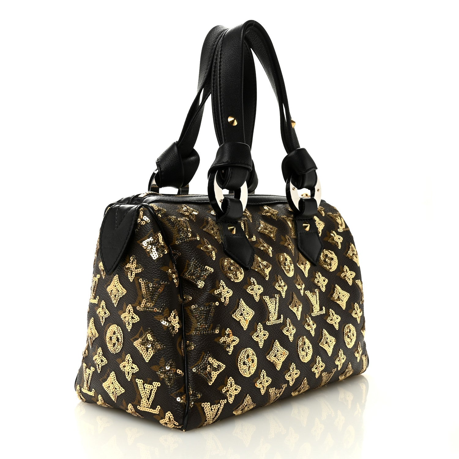 Monogram Sequins Eclipse Speedy 28 Gold