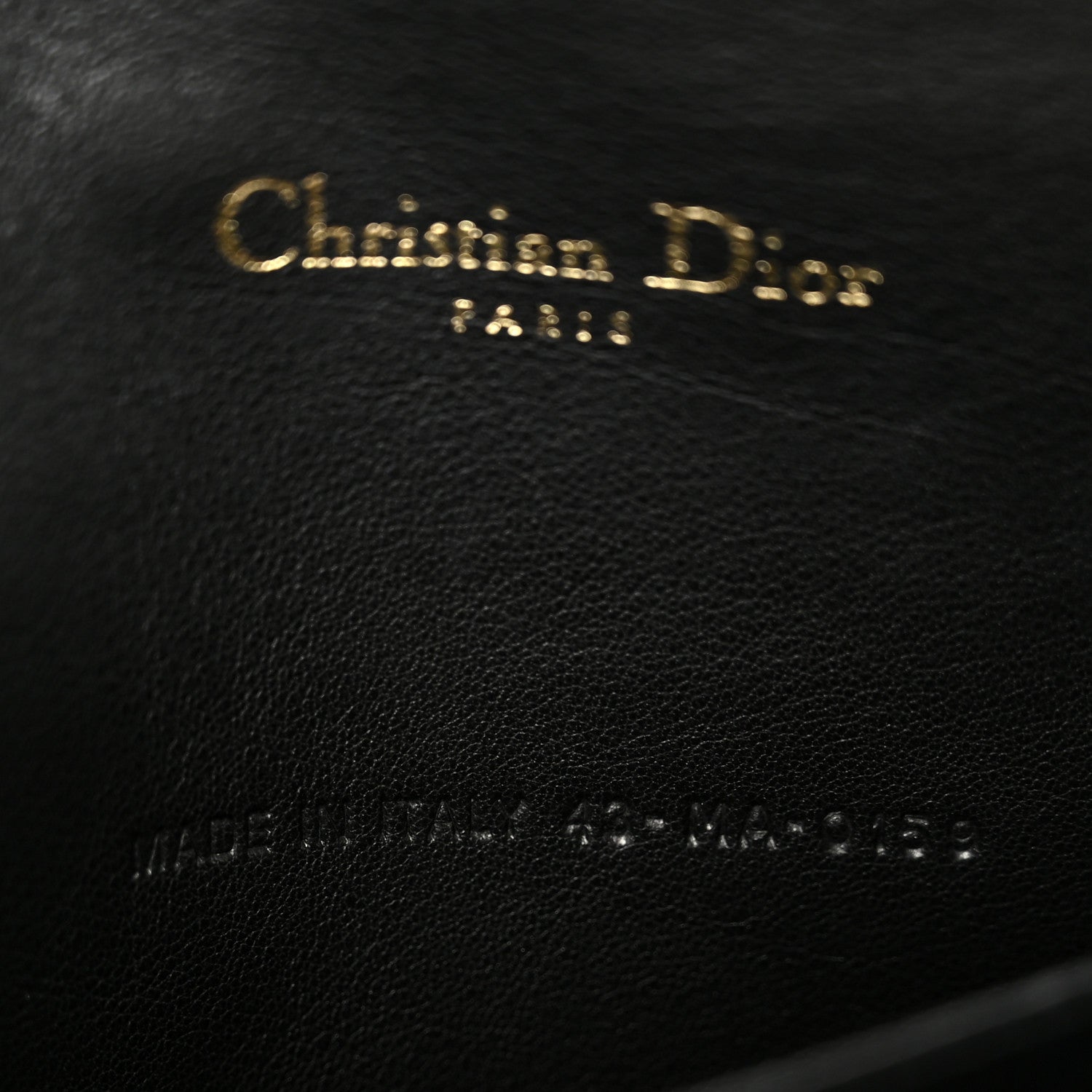 Patent Cannage Lady Dior Convertible Clutch Black