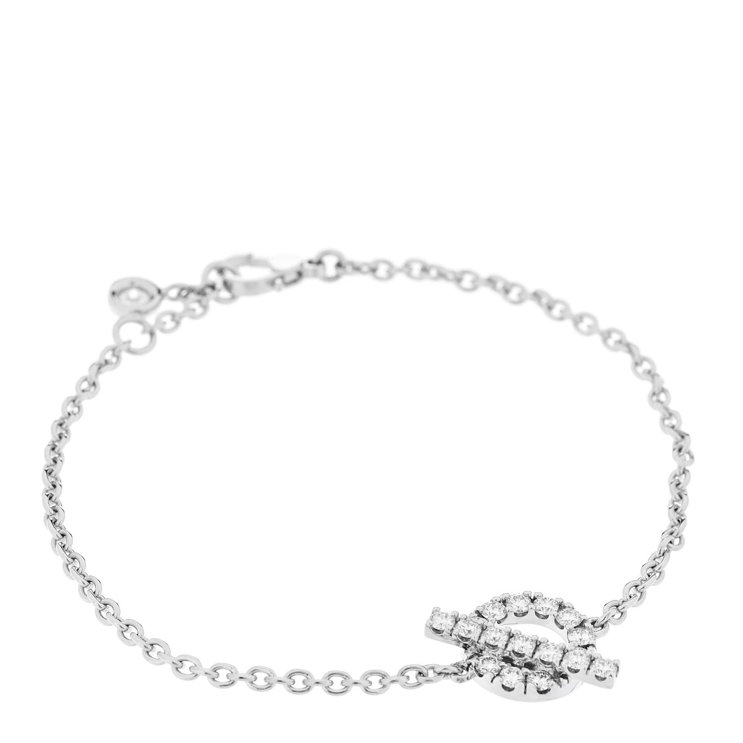 18K White Gold Diamond Finesse Bracelet SH