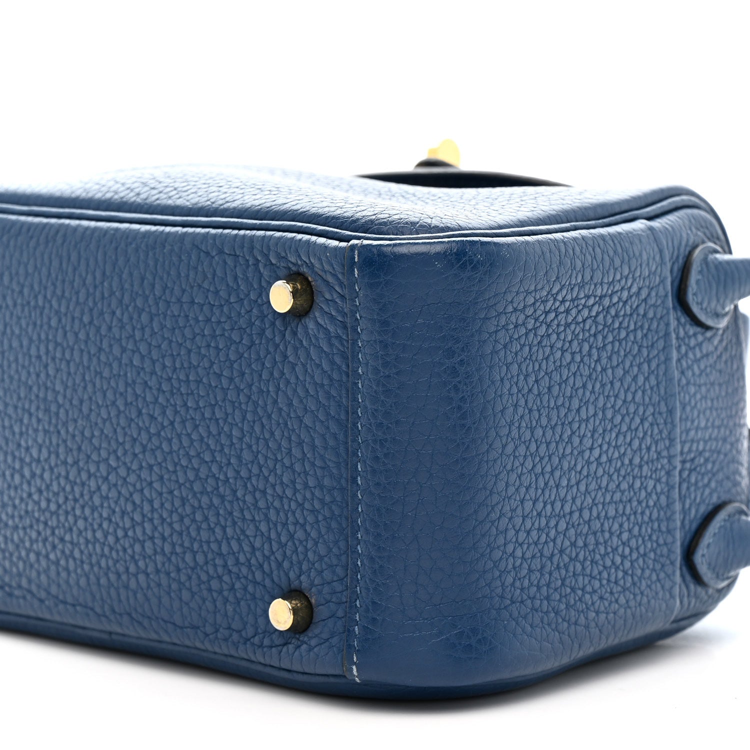 Taurillon Clemence Mini Lindy 20 Deep Bleu