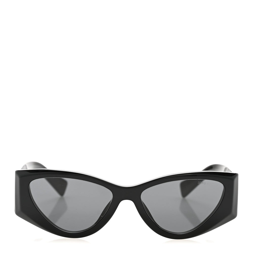 Acetate Cat Eye Sunglasses SMU 06Y Black Ardesia