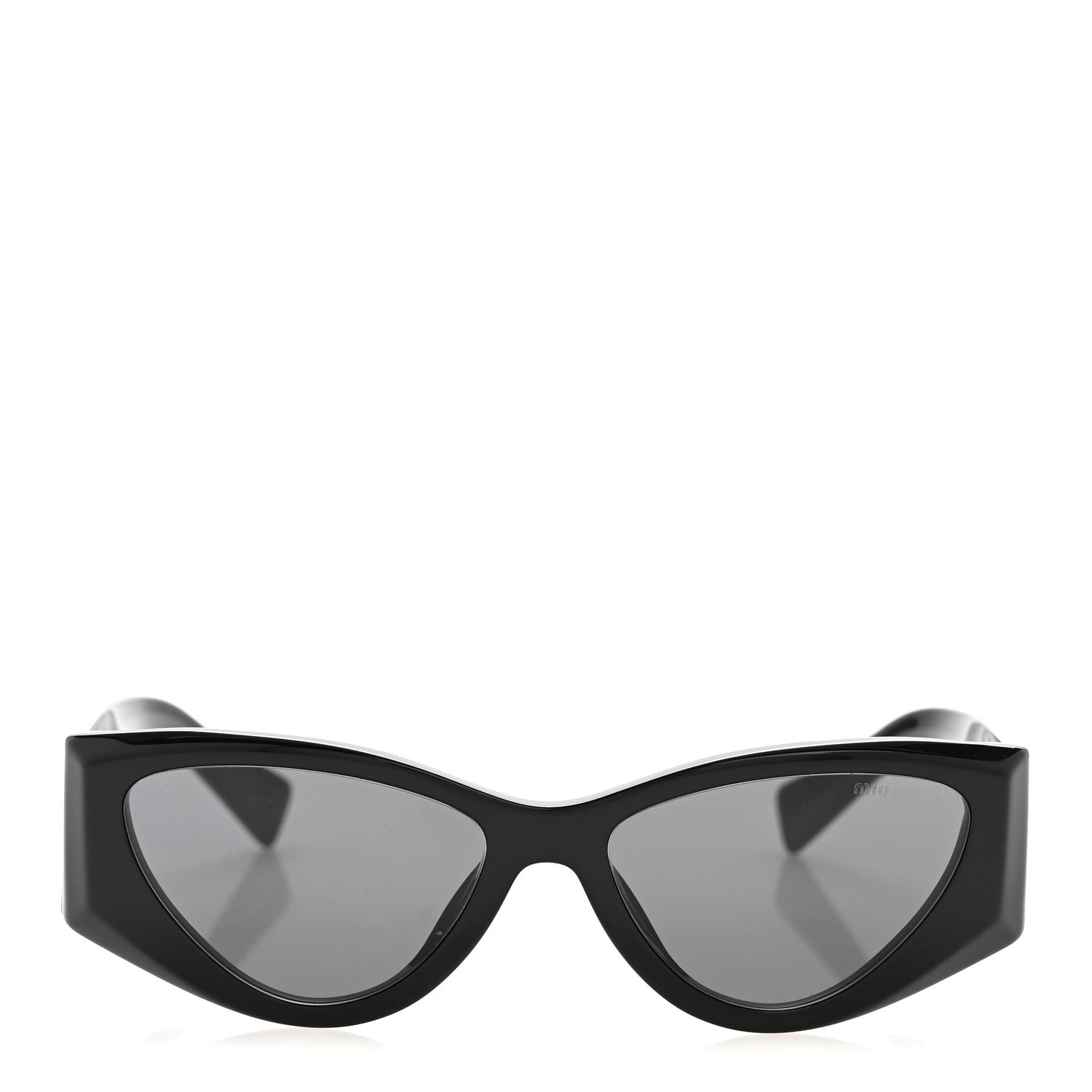 Acetate Cat Eye Sunglasses SMU 06Y Black Ardesia