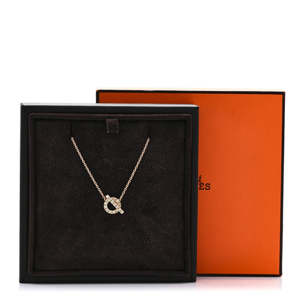 18K Rose Gold Green Sapphire Finesse Pendant Necklace