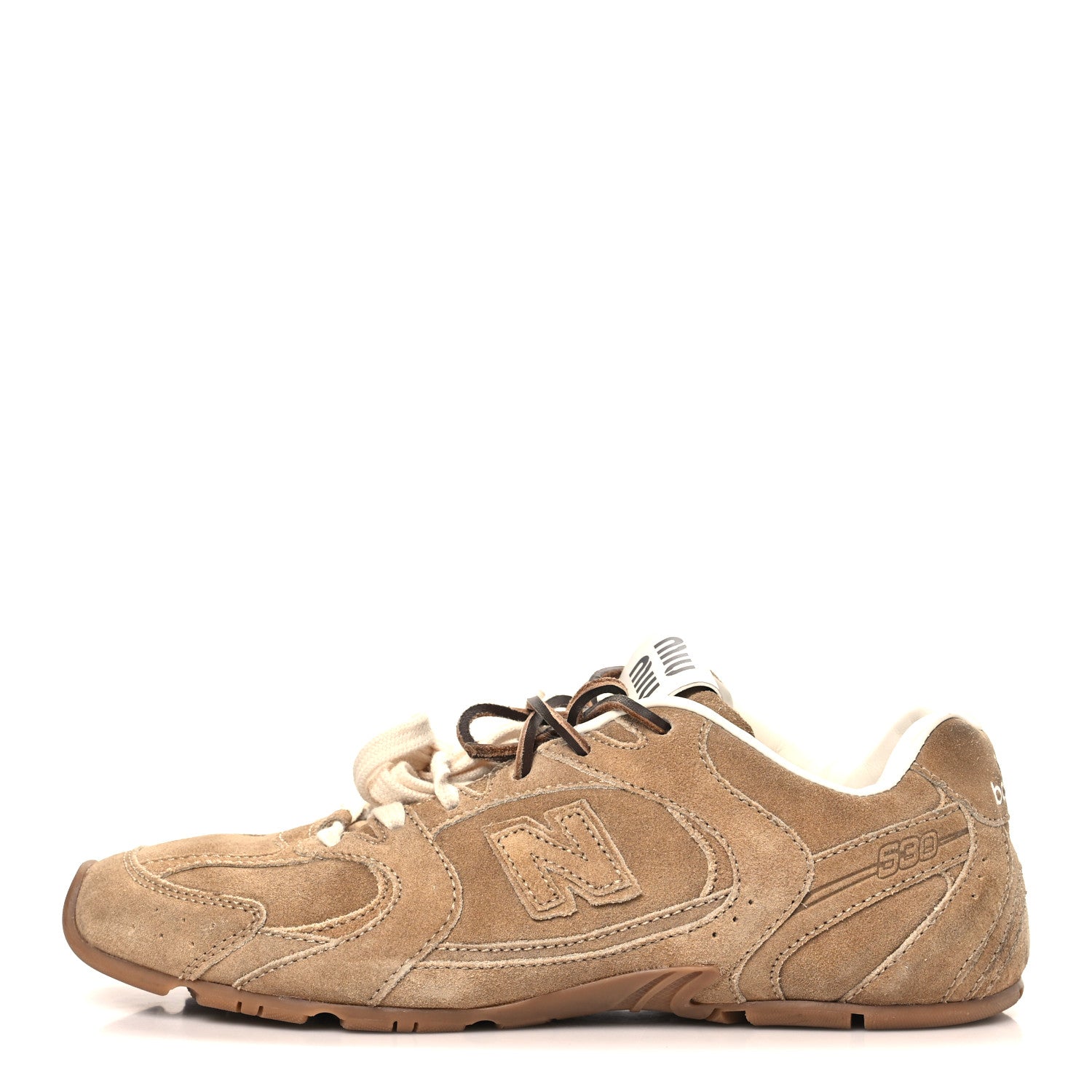 X NEW BALANCE Suede 530 SL Sneakers 38.5 Ecru