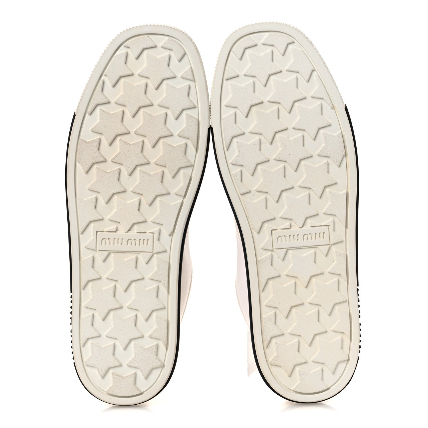 Gabardine Crystal Low Sneakers 35 Bianco
