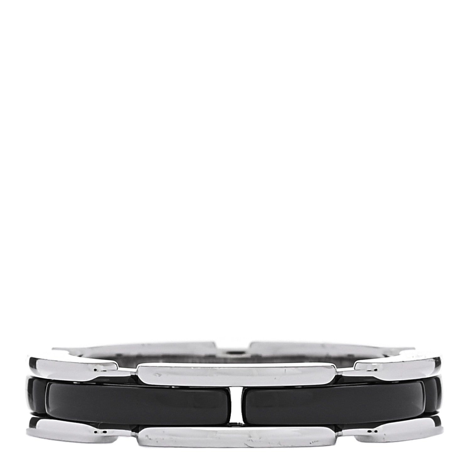 18K White Gold Black Ceramic Small Ultra Ring 59 8.75