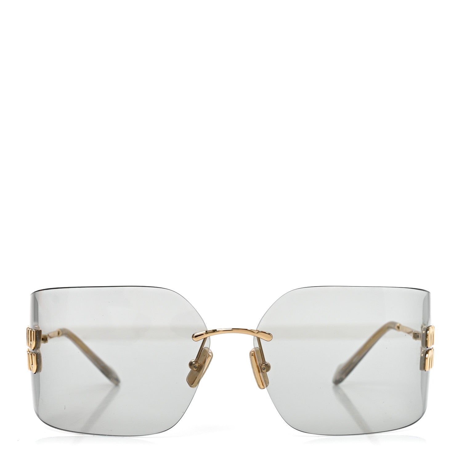 Metal Aube Sunglasses SMU54Y Light Gray
