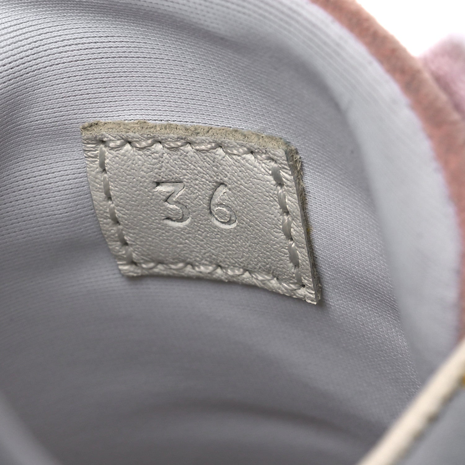 Technical Canvas Suede Goatskin Bouncing Sneakers 36 Gris Multicolor