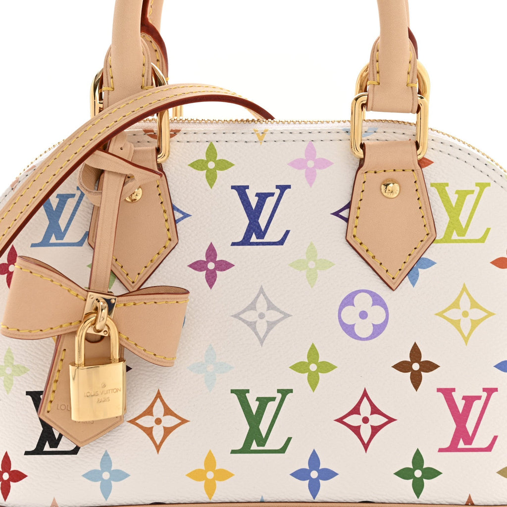 LV x TM Monogram Multicolor Alma BB White