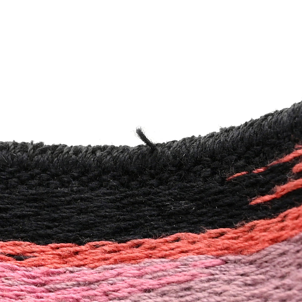 Canvas Embroidered Floral Shoulder Strap Black Multicolor