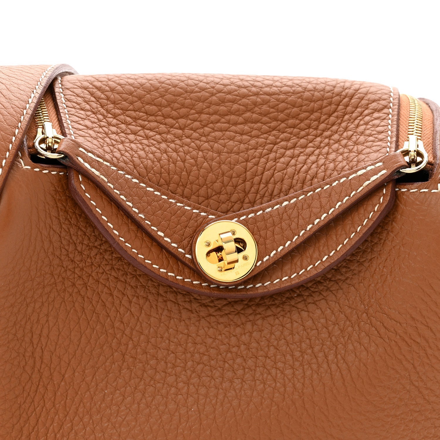 Taurillon Clemence Mini Lindy 20 Gold