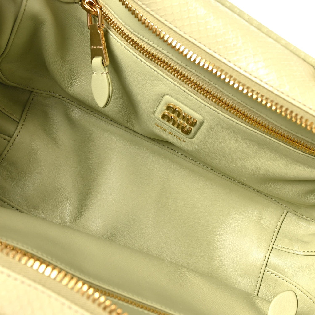 Ayers Medium Beau Top Handle Bag Pistachio