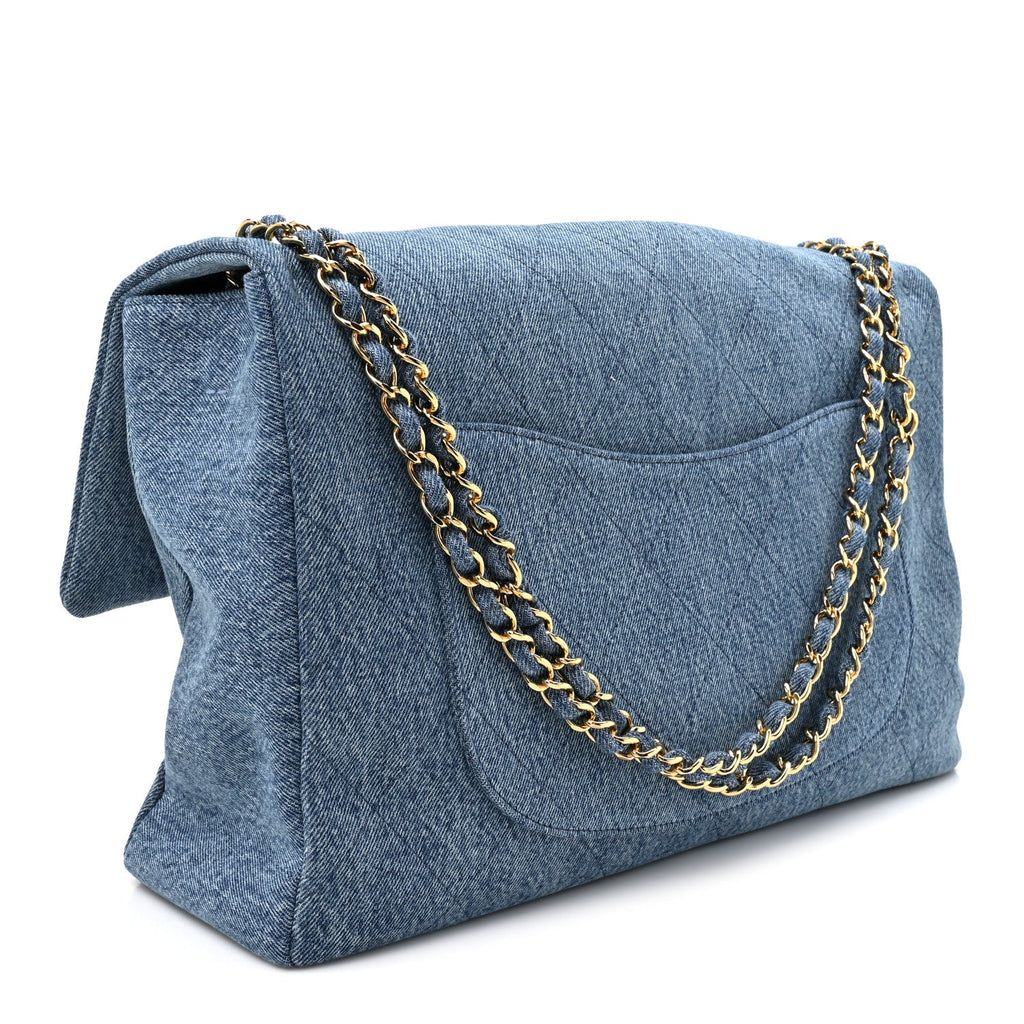 Denim Souplissimo Maxi Flap Blue