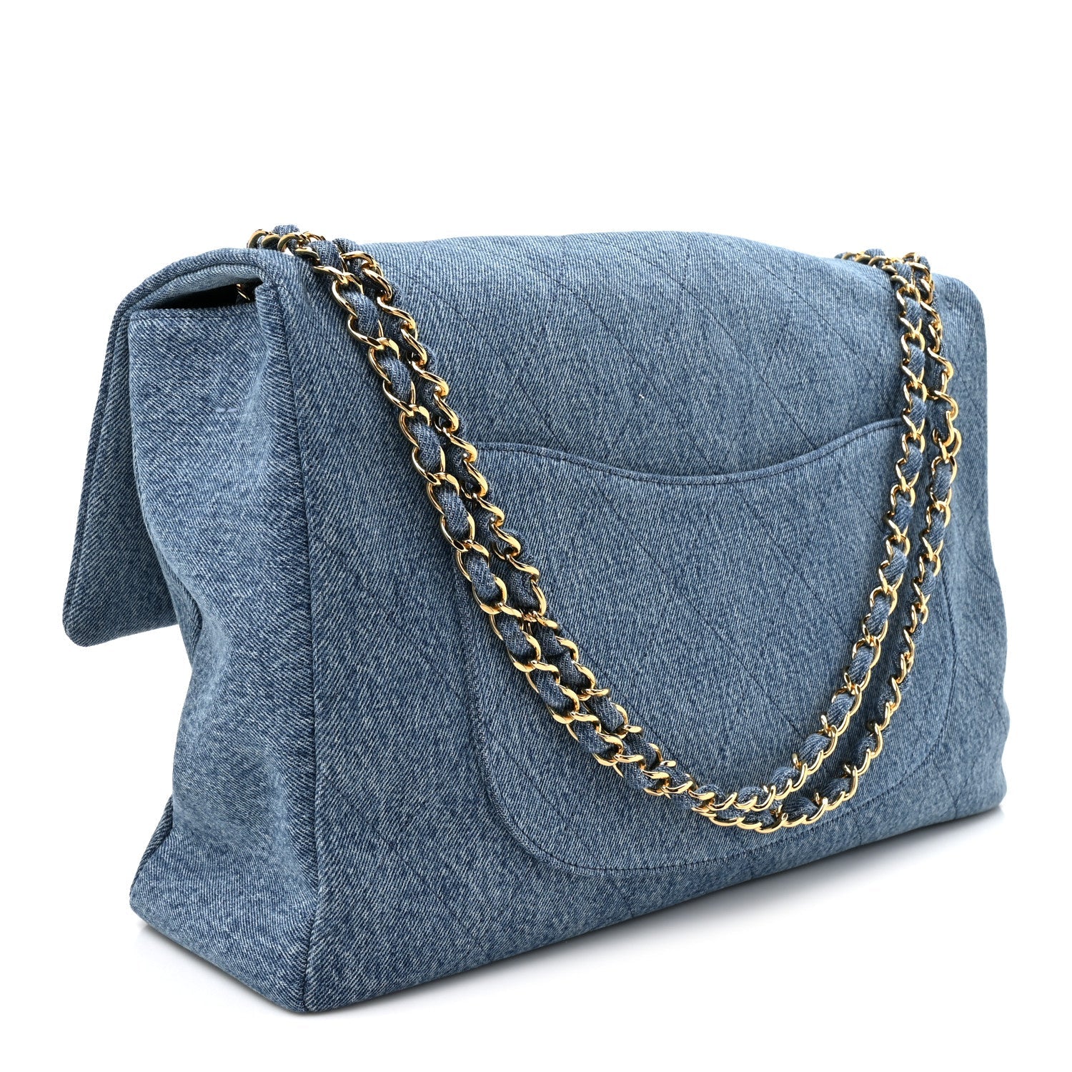 Denim Souplissimo Maxi Flap Blue