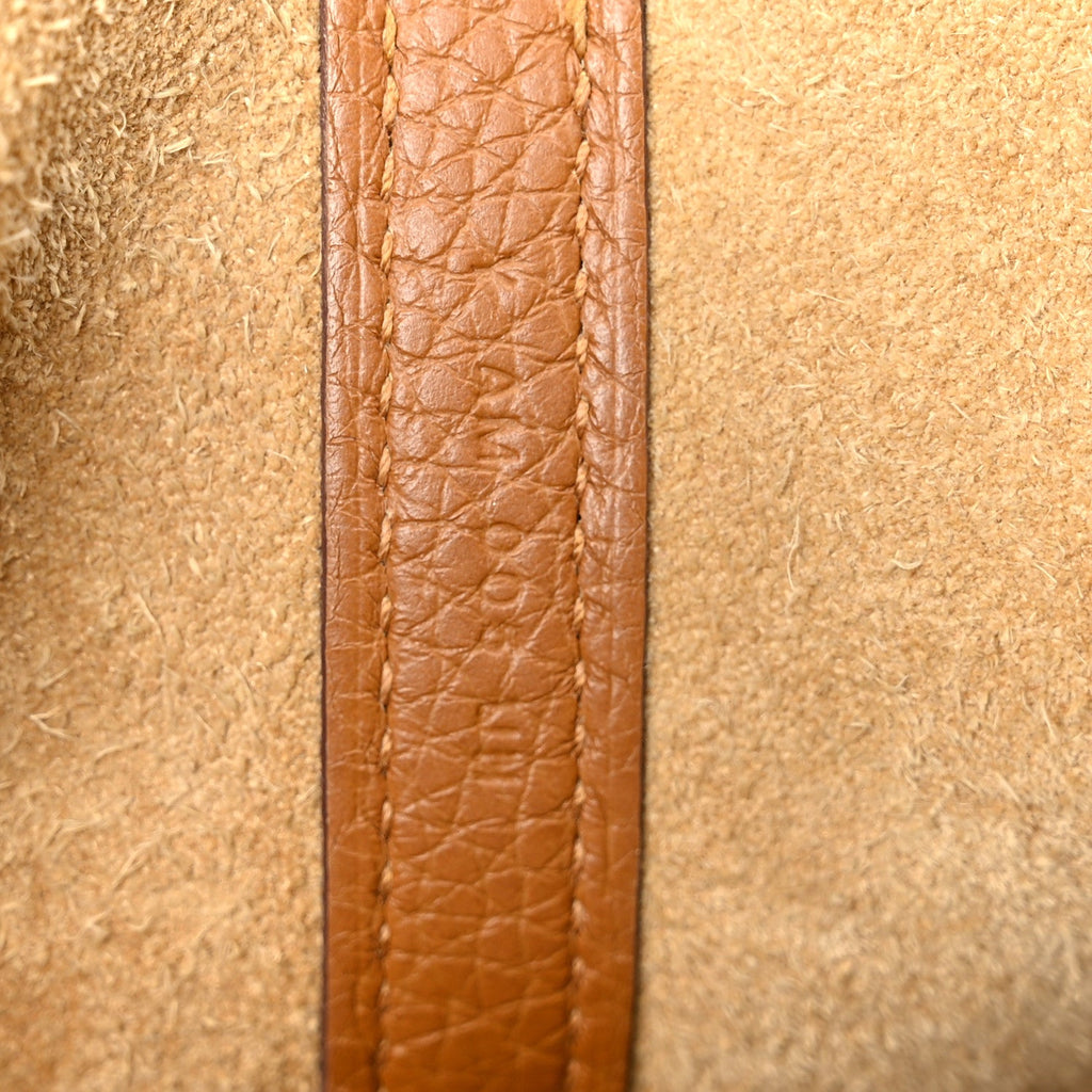 Taurillon Clemence Swift Eclat Picotin Lock 18 PM Sesame Lime