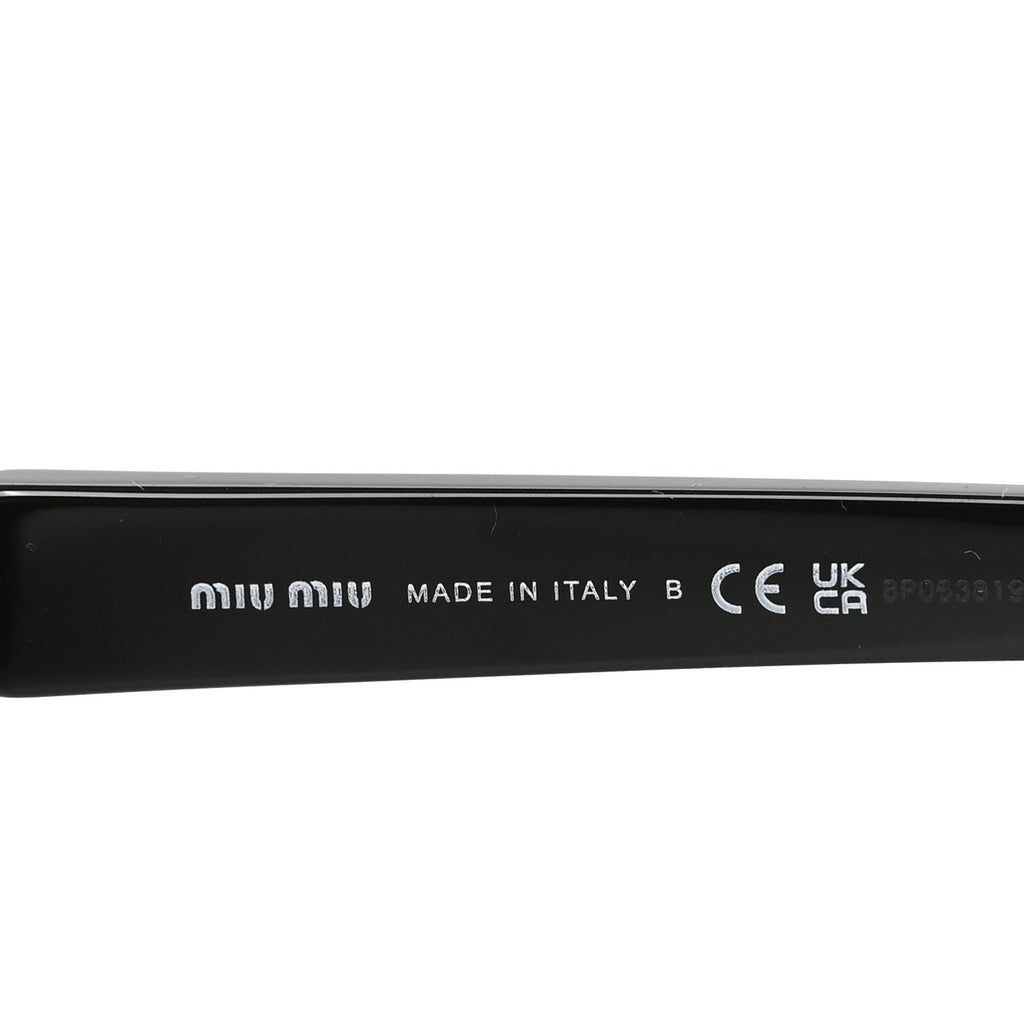 Acetate Cat Eye Sunglasses SMU A04 Black