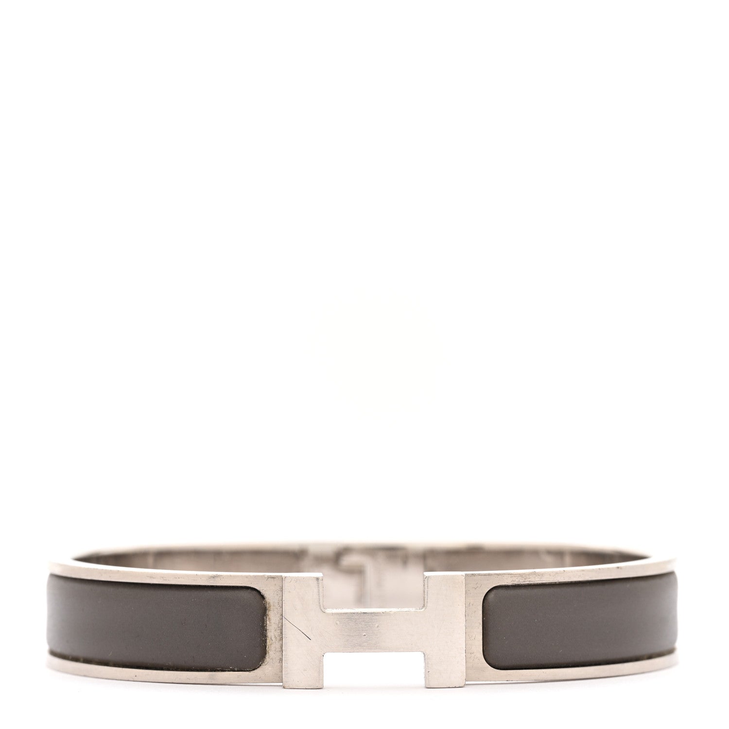 Matte Enamel Narrow Clic Clac HH Bracelet T4 Etain