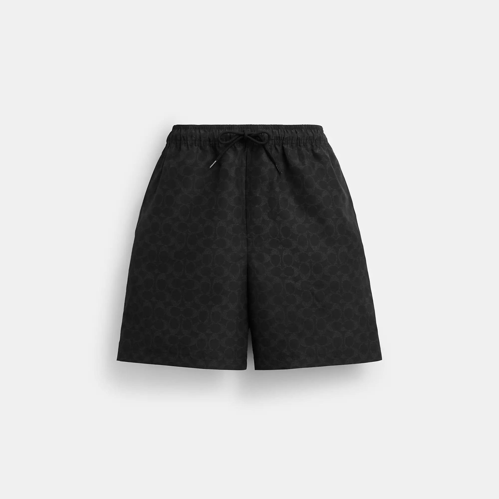 Coach Outlet Signature Swim Trunks In Recycled Polyester