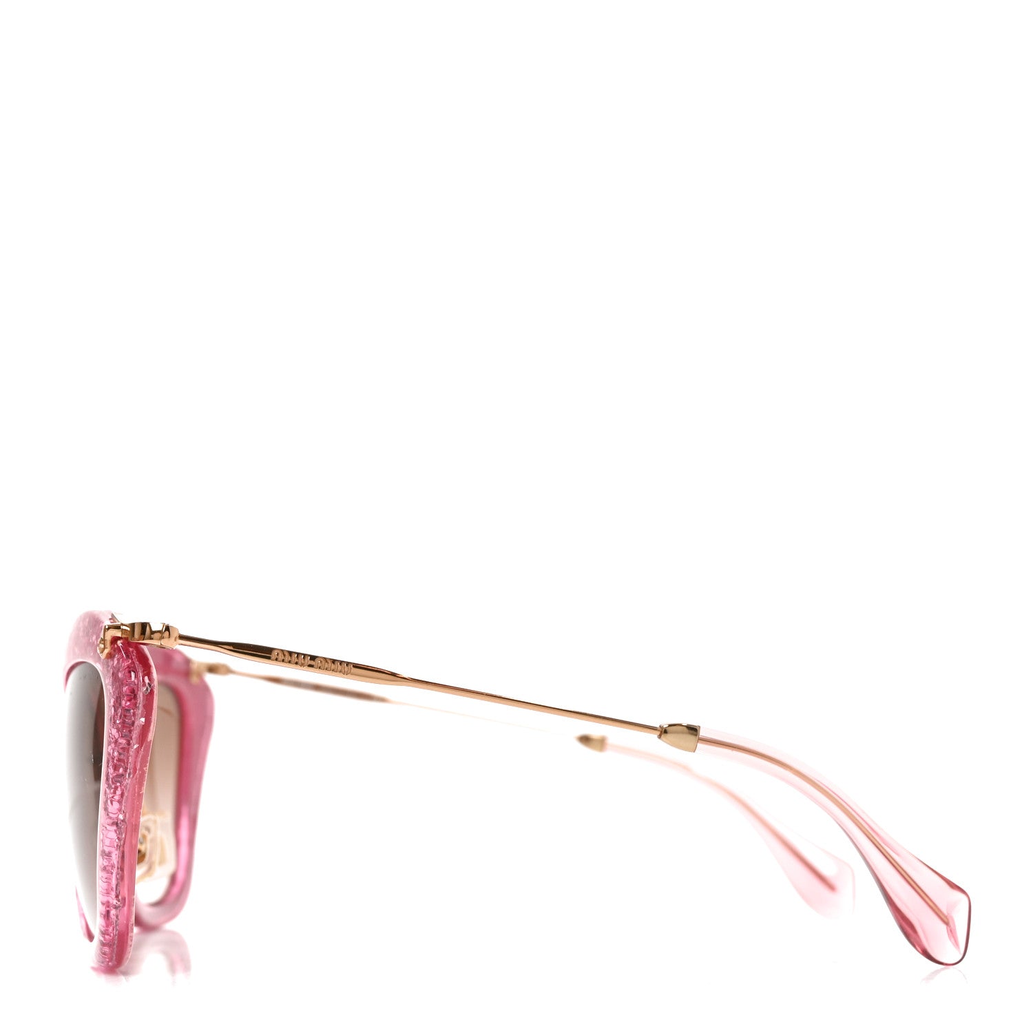 Acetate Metal Cat Eye Sunglasses SMU10N Pink