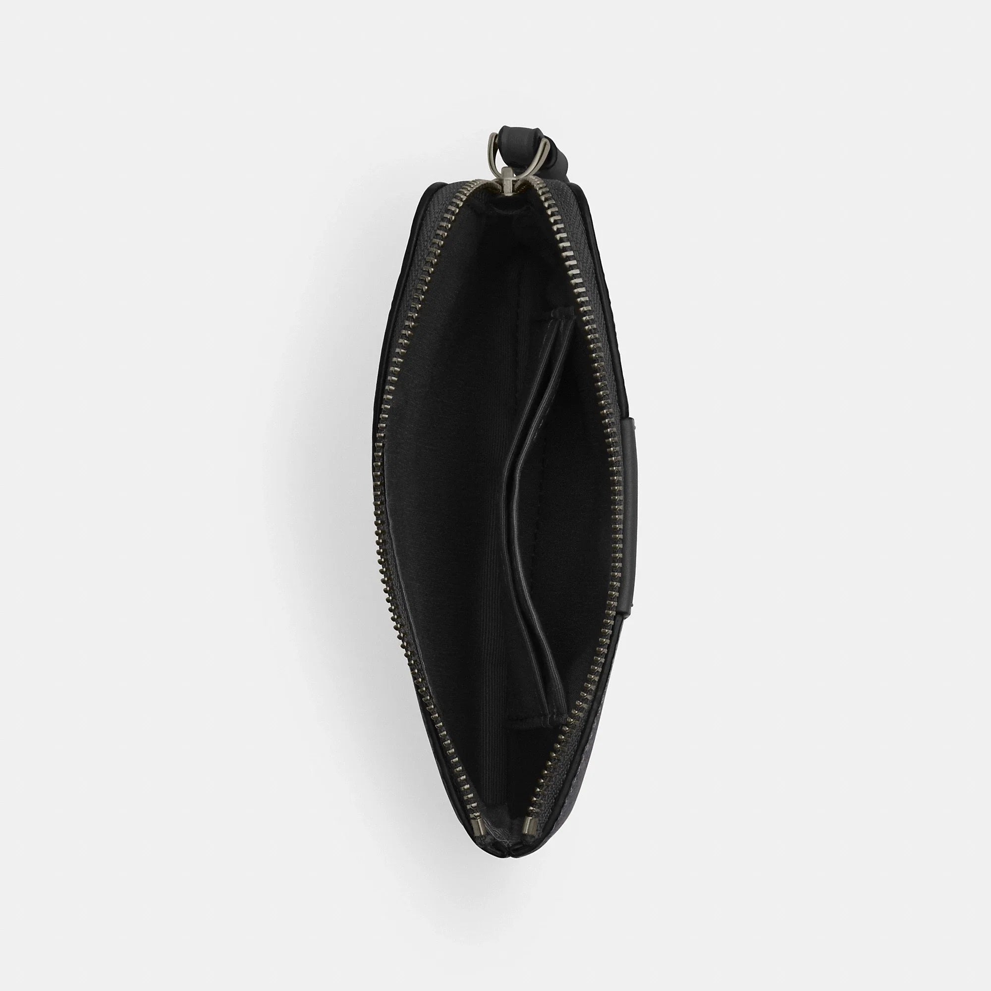 Coach Outlet Corner Zip Wristlet In Signature Canvas With Stripe