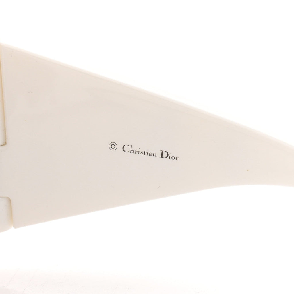 Acetate Overshine 2 Sunglasses White Black