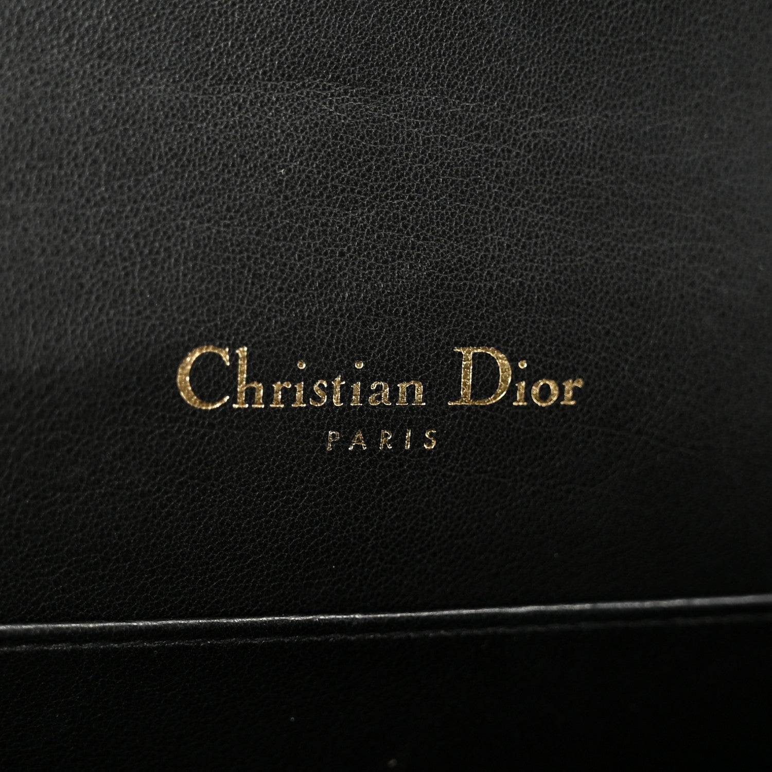 Patent Cannage Lady Dior Convertible Clutch Black