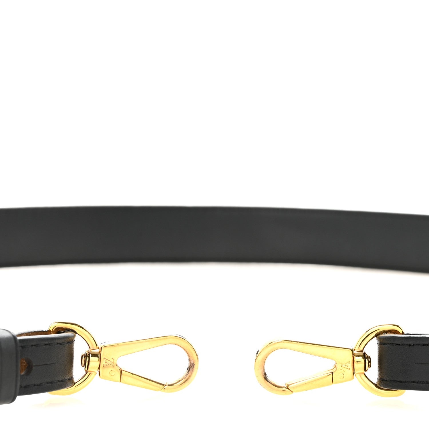 Reverse Monogram Bandouliere Shoulder Strap XL Black