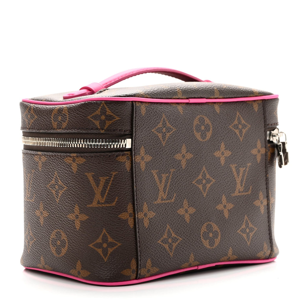 Monogram Macassar Nice Mini Fuchsia